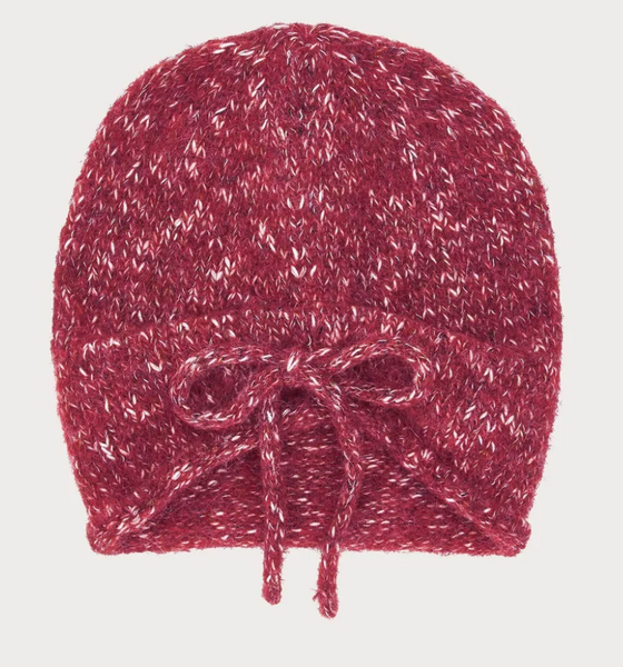 Loevenich Casual, mottled knit beanie, Tomato