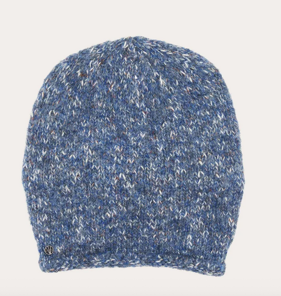 Loevenich Casual, mottled knit beanie, Blue