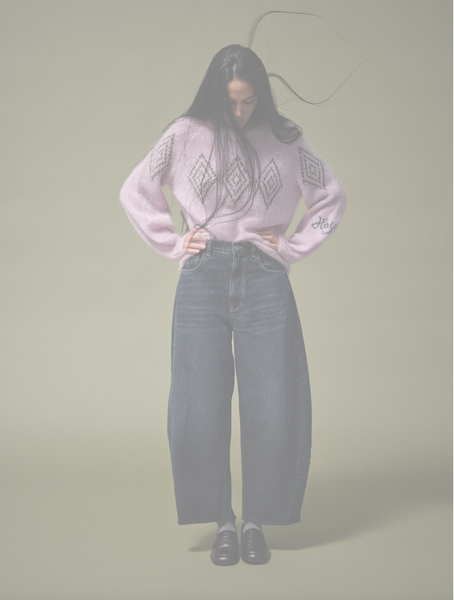 Heyanno Base Sheer Knit, Fair Orchid