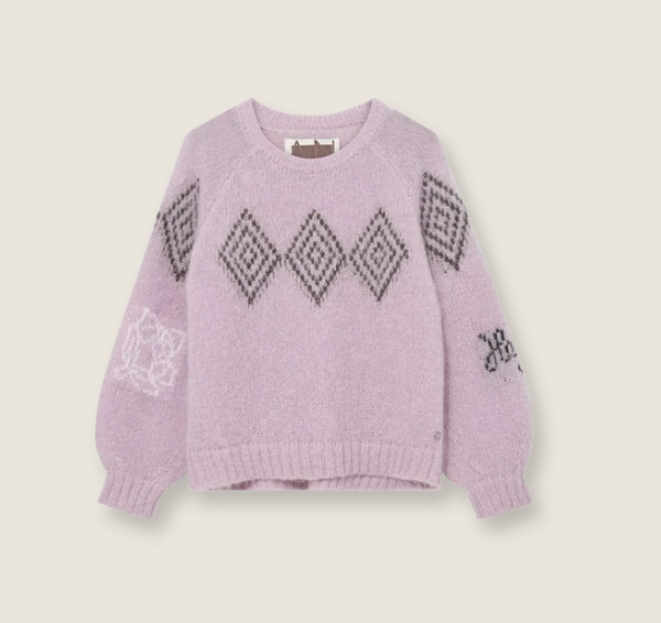 Heyanno Base Sheer Knit, Fair Orchid