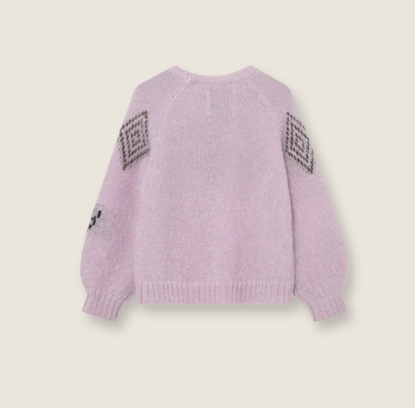 Heyanno Base Sheer Knit, Fair Orchid