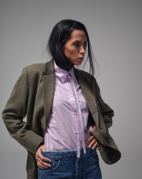 Heyanno Ever Stripe Shirt, Fair Orchid