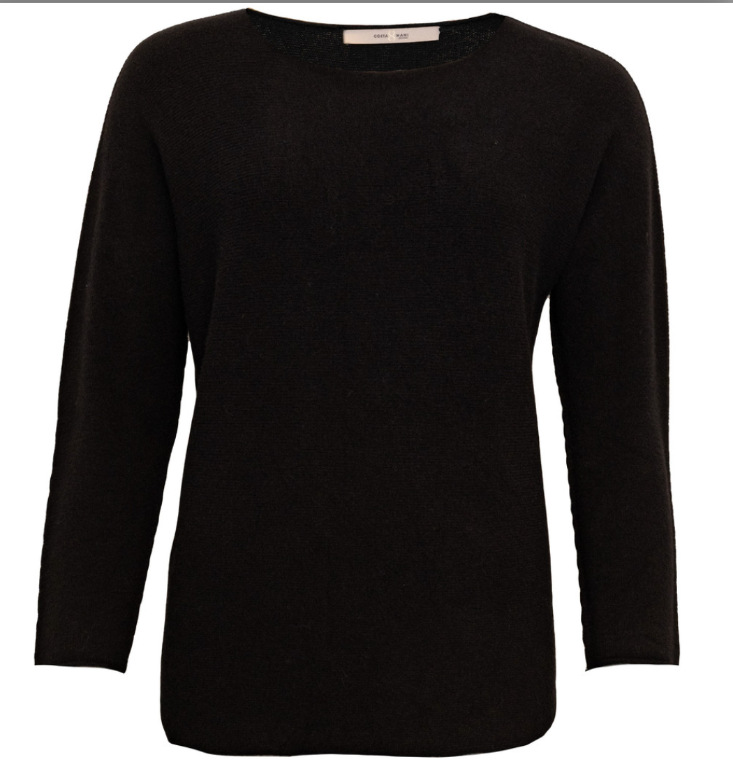 Costa Mani Jimmy Pullover, Black