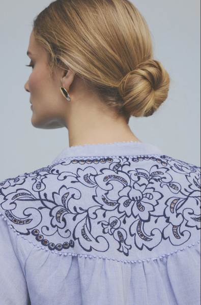 Gustav Annsofie Blouse, Vista Blue