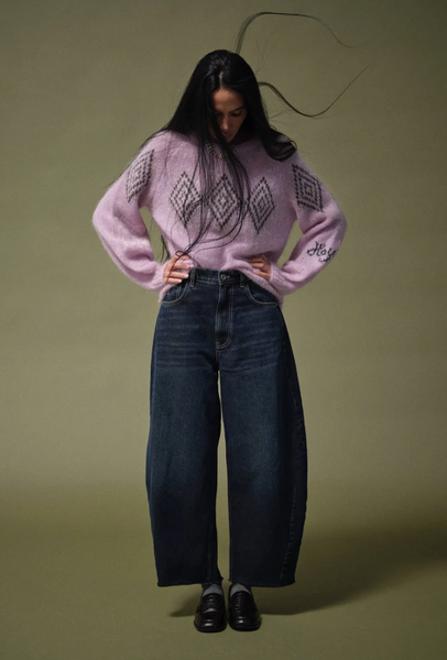 Heyanno Base Sheer Knit, Fair Orchid