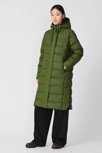 Tanta Rainwear Puddle Puffer Coat, Bronze Green