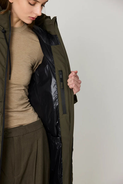 Tanta Rainwear Snestorm Coat, Khaki