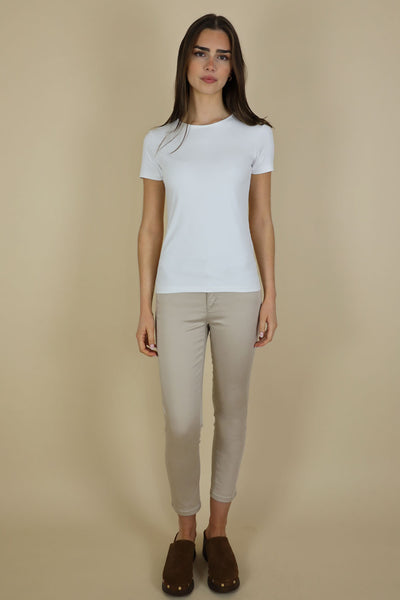 NO2MORO Unity Jeans, Taupe - Flax In Bloom