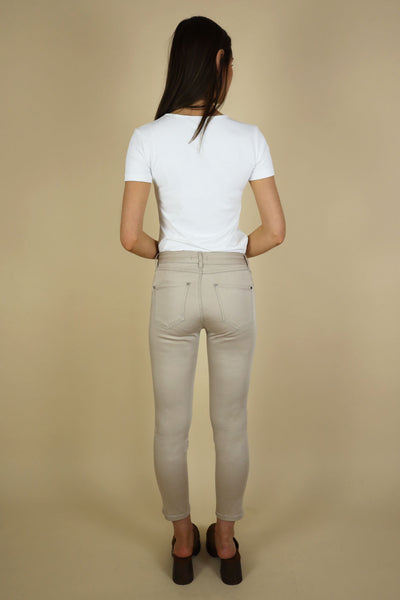 NO2MORO Unity Jeans, Taupe - Flax In Bloom