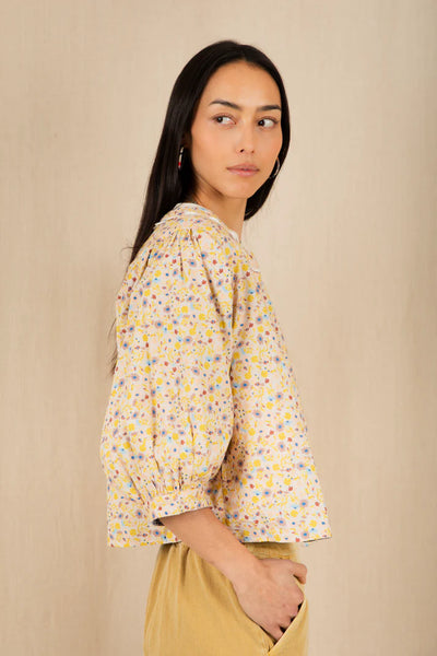 Bonte Vida Reversible Jacket, Navy/Lemon Zest
