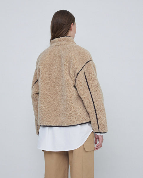 Yerse Shearling Bomber Jacket