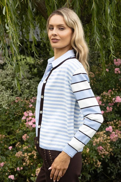 NO2MORO Haze Knit, Blue/Brown