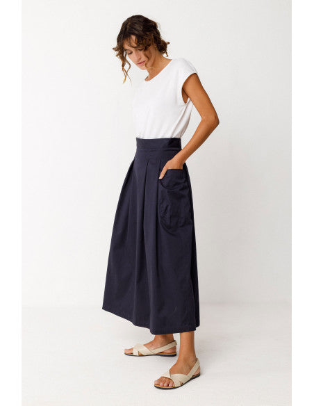 SKFK Irama GOTS Skirt, Navy