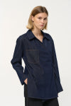 Humility Cyriac Denim Wrap Around Shirt/Jacket