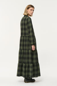 Humility Birmani Dress, Forest Green