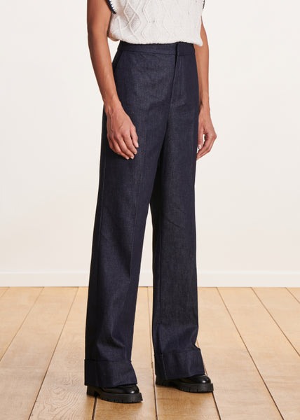 La Fee Maraboutee Zella Trouser, Dark Denim