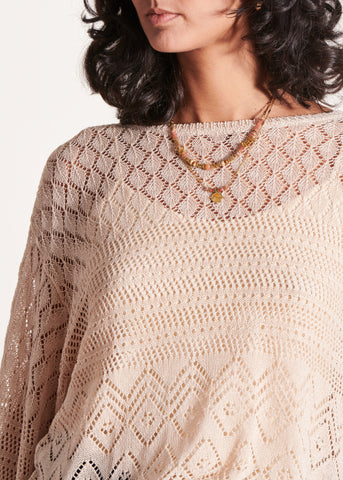 La Fee Maraboutee Dumbo Crochet Knit, Sand