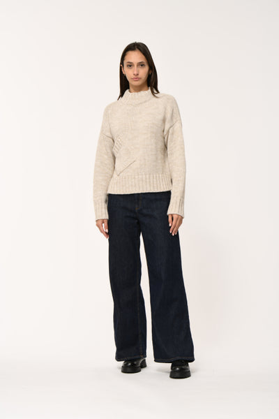 Humility Curty Pullover, Oatmeal
