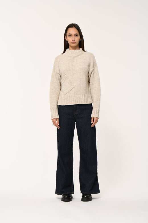 Humility Curty Pullover, Oatmeal
