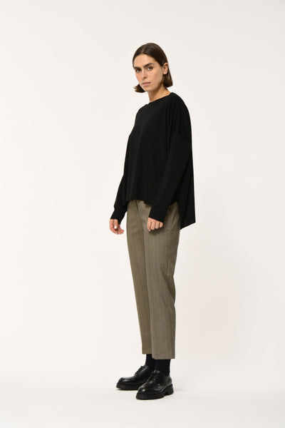 Humility Kanshi Long Sleeve T-shirt, Black