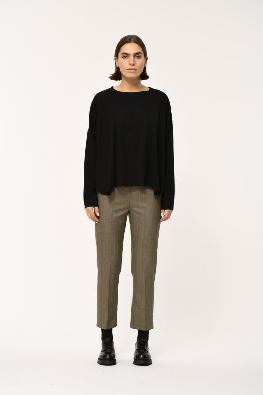 Humility Kanshi Long Sleeve T-shirt, Black