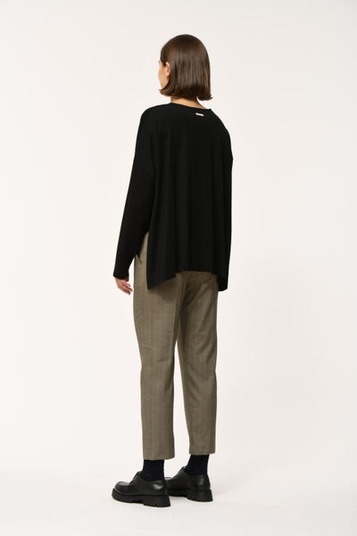 Humility Kanshi Long Sleeve T-shirt, Black