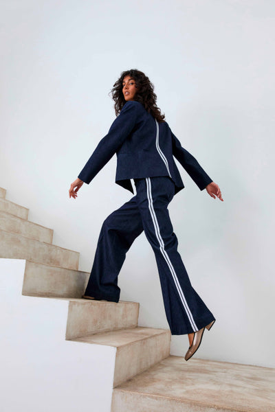 La Fée Maraboutée Fes Trousers, Dark Denim