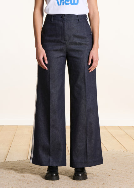 La Fée Maraboutée Fes Trousers, Dark Denim