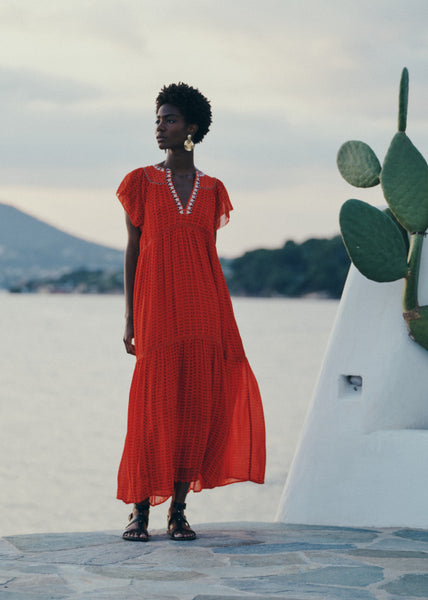 La Fée Maraboutée Forminga Dress, Jasper Red