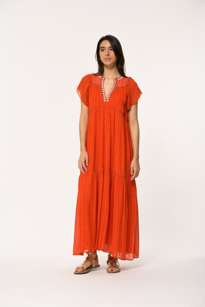 La Fée Maraboutée Forminga Dress, Jasper Red