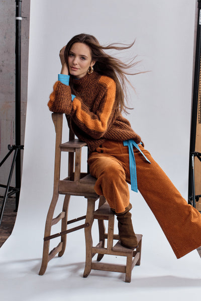 La Fee Maraboutee Garbo Knit, Curcuma/Orange