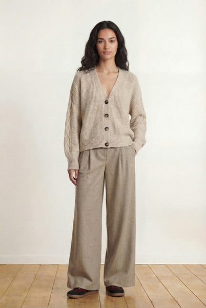 La Fee Maraboutee Gastel Cardigan, Greige