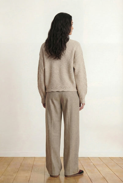 La Fee Maraboutee Gastel Cardigan, Greige