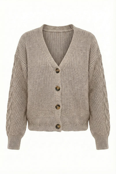 La Fee Maraboutee Gastel Cardigan, Greige