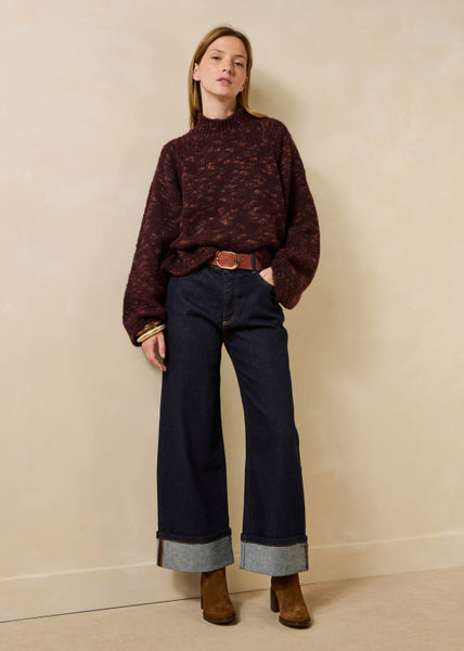 La Fee Maraboutee Grigio Knit, Burgundy