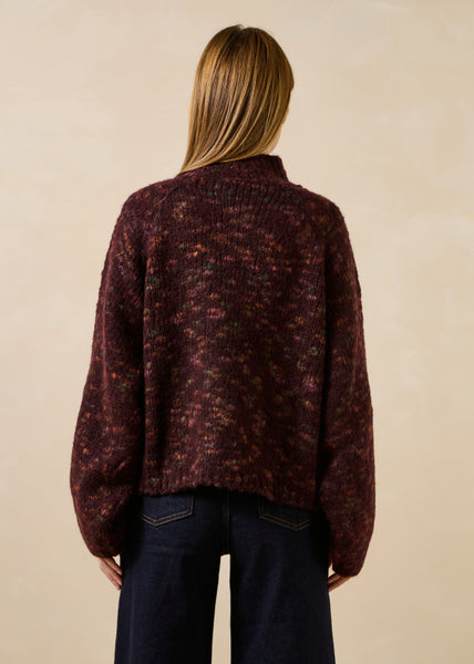 La Fee Maraboutee Grigio Knit, Burgundy