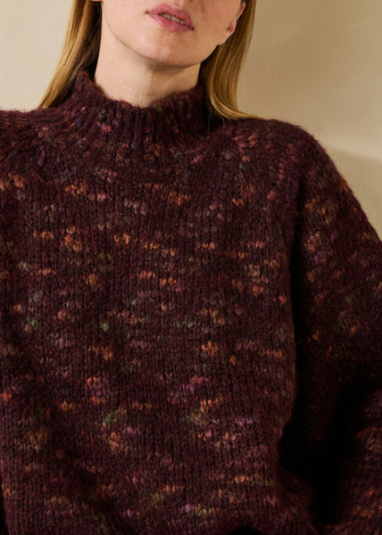 La Fee Maraboutee Grigio Knit, Burgundy