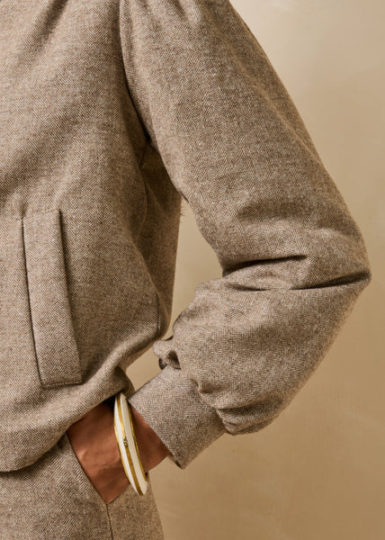 La Fee Maraboutee Gourou Jacket, Greige