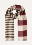 Humility Maru Scarf, Beige/Burgundy