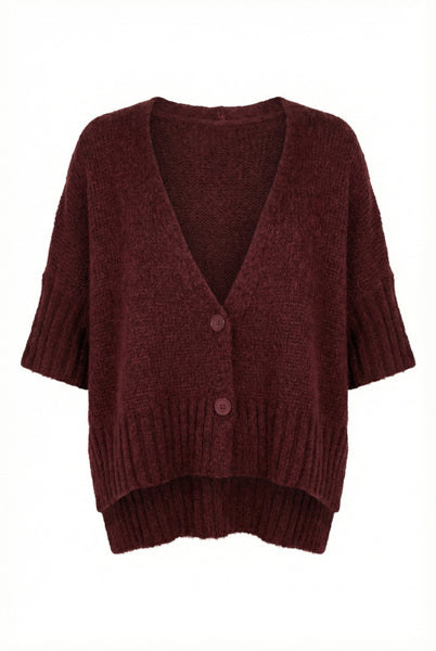 Humility Milton Cardigan, Burgundy