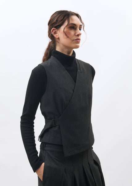 Humility Lozan Waistcoat, Charcoal