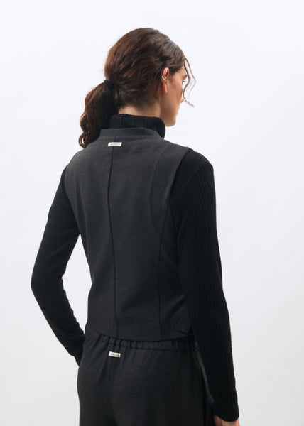 Humility Lozan Waistcoat, Charcoal