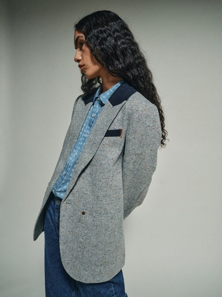 Heyanno Dance Paisley Shirt, Captains Blue