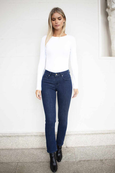 NO2MORO Sophie Jeans, Indigo Wash