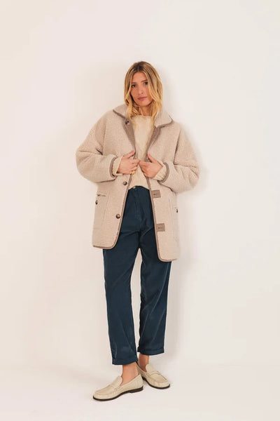 Indi and Cold Reversible Jacket, Sand