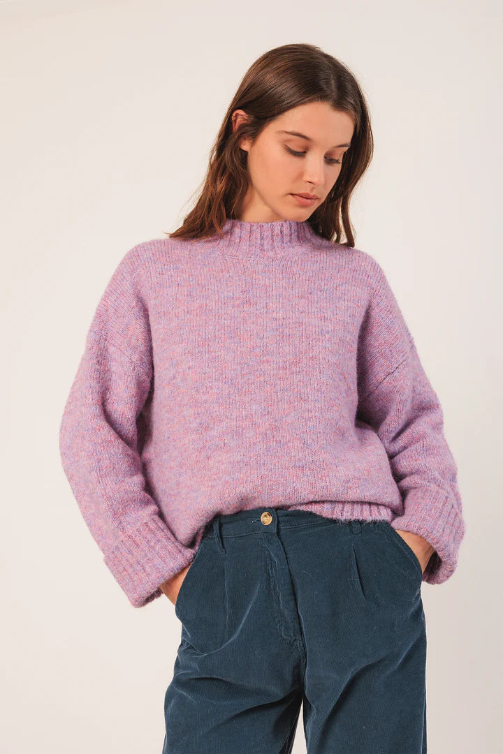 Indi and Cold Pullover, Malva Lilac
