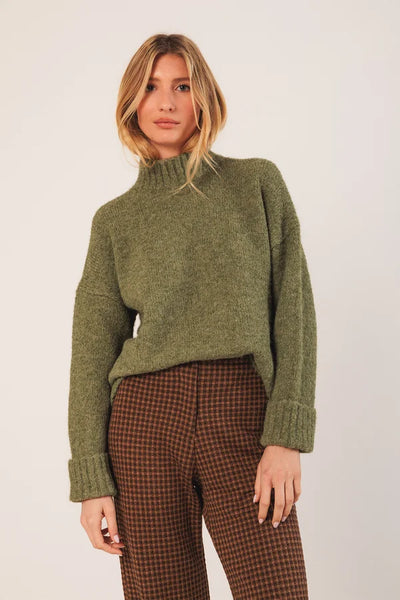 Indi and Cold Pullover, Menta Green