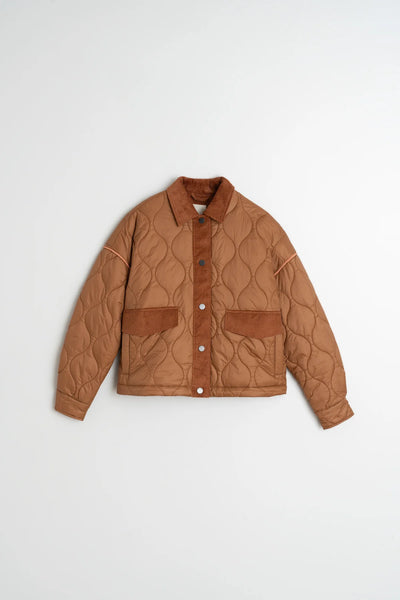 Indi and Cold Quilted Jacket, Khaki
