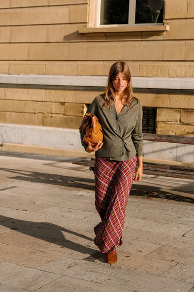 Indi and Cold Wool Cardie, Khaki