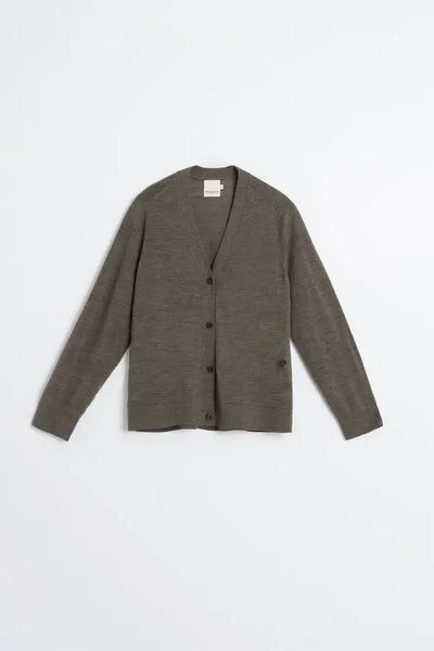 Indi and Cold Wool Cardie, Khaki